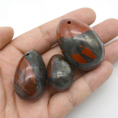 Natural Bloodstone Yoni Massage Eggs Three-piece Suit For Women Kegel Exercise Regional Feature And Love Theme