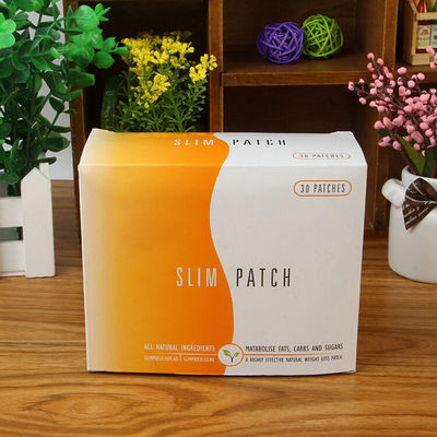 30pcs Magnet Body Slim Patch Navel Belly Slimming Patches Weight Loss Burning Patches For Fat Firming Stickers White Red
