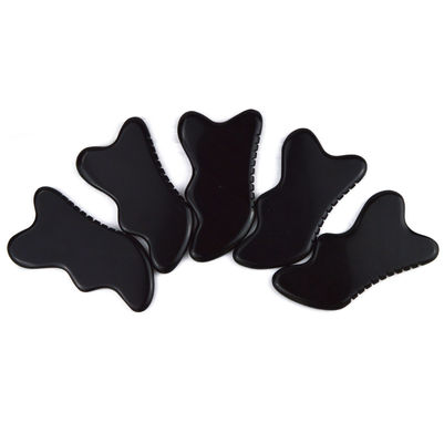 Natural Black Stone Gua Sha Massage Tool for Foot Neck Back Face Massage Professional and Durable