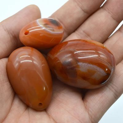 2024 Carnelian Yoni Egg Red Agate Jade Egg for Vaginal Firming Exercise Massage Therapy