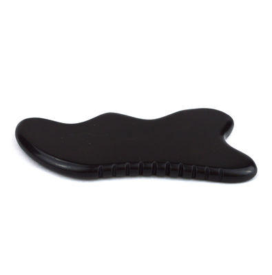 Natural Black Stone Gua Sha Massage Tool for Foot Neck Back Face Massage Professional and Durable