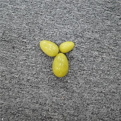 Kegel Healing Natural Yellow Olivine Quartz Jade Stone Yoni Eggs for Vaginal Exercise Love Theme and Hot Products