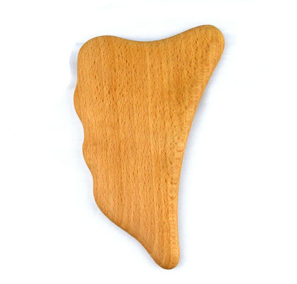 Custom Logo Wooden Gua Sha Massager Body Massage Tool for Self Skin Care Spa Facial Lifting Beauty
