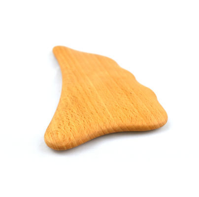 Custom Logo Wooden Gua Sha Massager Body Massage Tool for Self Skin Care Spa Facial Lifting Beauty