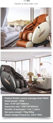 Zero Gravity Function Electric Full Body Airbags Back Heated Chair Massager Commercial Furniture for Ultimate Comfort