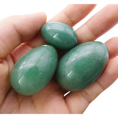 Natural Jade Stone Yoni Eggs for Women Vagina Massage and Pelvic Muscle Training 3 Sizes Set Properties Sex Products