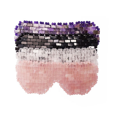 Rose Quartz Eye Mask Natural Remedy for Better Sleep and Relief of Eye Fatigue