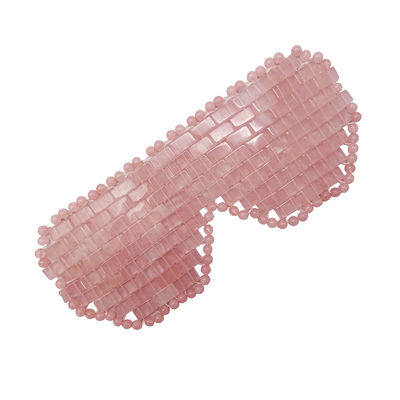 Rose Quartz Eye Mask Natural Remedy for Better Sleep and Relief of Eye Fatigue