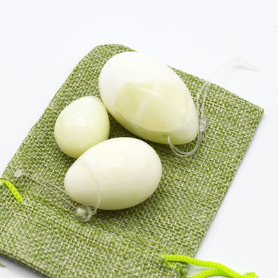 2017 Best Seller Technique-Polished Xiuyan Jade Yoni Eggs for Kegel Weight Training