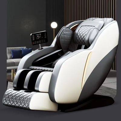 Smart Electric Whole Body Massage Chair Automatic 4D Massager Multifunction Household Health Care Black