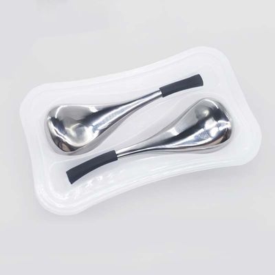 Massage Equipment Properties Silver Stainless Steel Mermaid Ice Globe for Face Skin Health Care Spa Spoon Facial Roller 2023