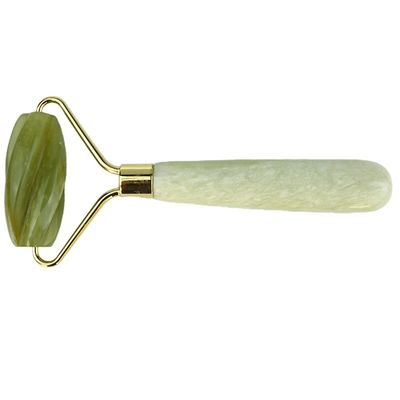 Face Massage Equipment 100% Natural Xiuyan Green Jade Roller Facial Jade Stone Eye Massage Ice Roller For Massage Tools