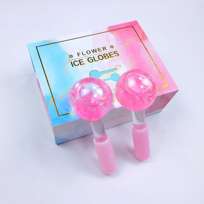 Customized Logo Availabled Facial Ice Globes for Facial Massage Roller Gua Sha Anti-Freeze Liquid to Reduce Pores Wrinkles