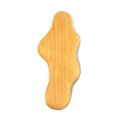 2024 Popular Product Facial Guasha Massager Tools Wood Gua Sha Face Massage Brown Wooden Massage Products for Muscle Massage