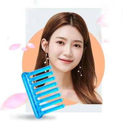 2024 Popular Gua Sha Lady Comb Black/Blue Massage Comb for Long Hair Maintenance and Dual-Function Ice Muscle Beauty