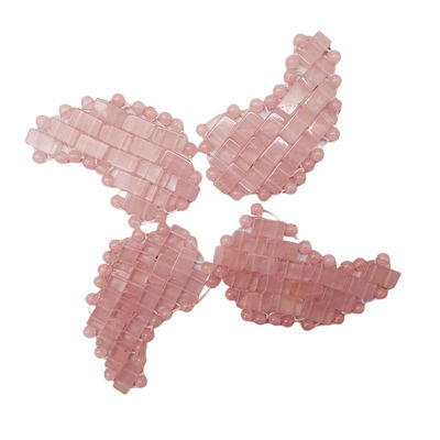 Face Mask 100% Natural Rose Quartz Mini Eye Covers for Facials Puffy Eyes Headaches Migraines Sleeping Eye/Face Mask