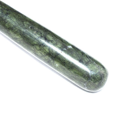 Muscle Massage Function Trending 2024 Arrivals Natural Xiuyan Green Jade Roller Guasha Tools for Face and Eye Massage
