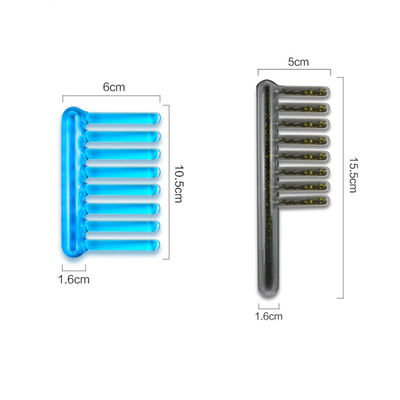 2024 Popular Gua Sha Lady Comb Black/Blue Massage Comb for Long Hair Maintenance and Dual-Function Ice Muscle Beauty
