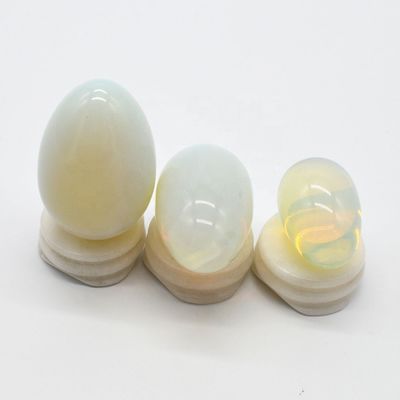 Opalite Yoni Egg Pelvic Kegel Exercise Jade Egg for Strengthening Vaginal Muscles and Crystal Ball Massage