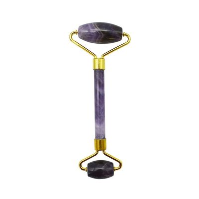 Amethyst Jade Roller Guasha Face Skin Care Tools Small Eye Roller for Eyes Face Gua Sha Massager for Women Facial Roller Self Care Gifts