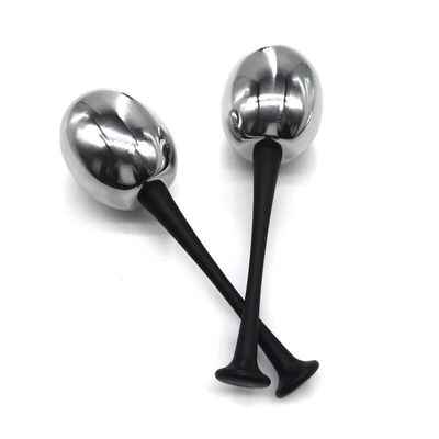 Customized Logo Availabled Stainless Steel Ice Face Globes for Women Face Eyes Beauty Cryo Sticks Roller Gua Sha Freeze Tools