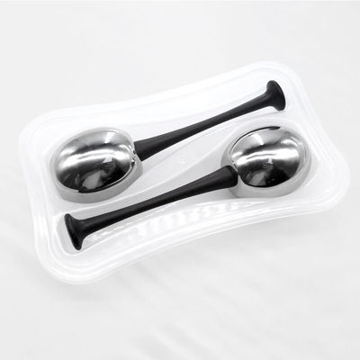 Customized Logo Availabled Stainless Steel Ice Face Globes for Women Face Eyes Beauty Cryo Sticks Roller Gua Sha Freeze Tools