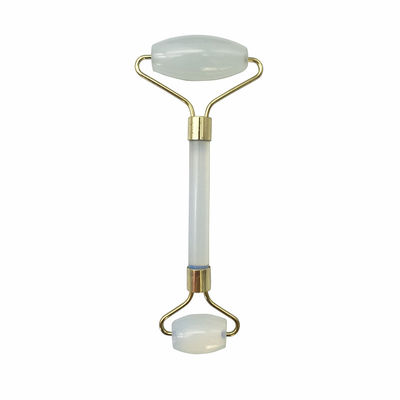 Jade Guasha Roller Tools Opal Jade Facial Roller Gua Sha Massager for Face and Eyes Puffiness Relief Reducing Skin Wrinkle