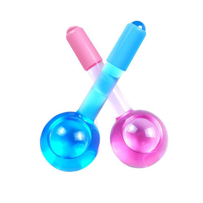 Facial Massage Cooling Globe Borosilicate Glass Ice Globes for Facials Roller Ball Spa Face Lift Beauty Skin Care