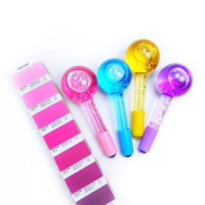 Facial Massage Cooling Globe Borosilicate Glass Ice Globes for Facials Roller Ball Spa Face Lift Beauty Skin Care