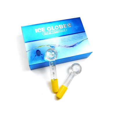 Facial Massage Cooling Globe Borosilicate Glass Ice Globes for Facials Roller Ball Spa Face Lift Beauty Skin Care