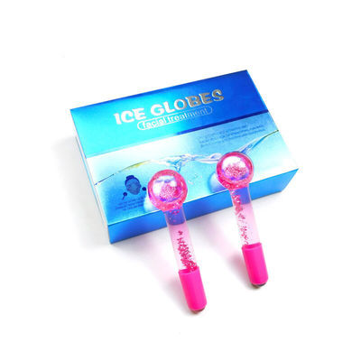Facial Massage Cooling Globe Borosilicate Glass Ice Globes for Facials Roller Ball Spa Face Lift Beauty Skin Care