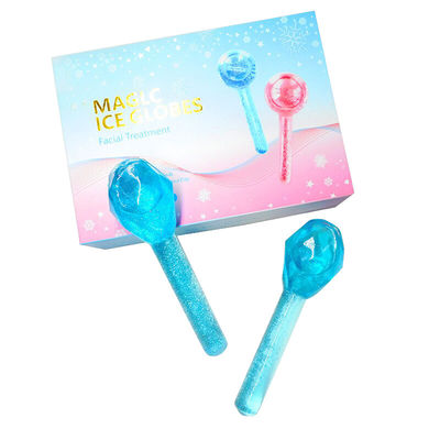 Cold Face Globes Ice Balls Facial Massager for Puffy Eyes and Dark Circles Diamond Shape Logo Customized Logo Availabled