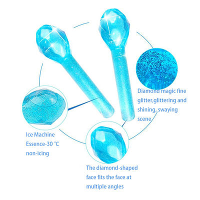 Cold Face Globes Ice Balls Facial Massager for Puffy Eyes and Dark Circles Diamond Shape Logo Customized Logo Availabled