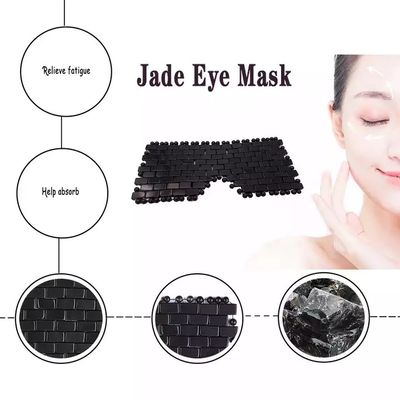 16*9cm Eco-friendly Natural Jade Facial Mask and Rose Quartz Face Eye Mask Beauty Essential Double Pack