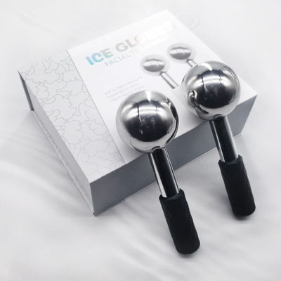 Facial Massager for Cooling and Reducing Dark Circles Stainless Steel Ice Globes