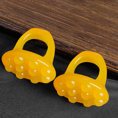 ISO9001 Certified Resin Facial Lifting Massager for Body Beauty Gua Sha Tool and Manual Abdominal Slimming Meridian Massage Brush