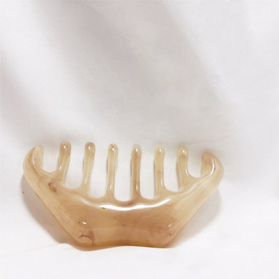ISO9001 Certified Resin Gua Sha Massager Comb for Scalp Care and Acupoint Therapy Beeswax