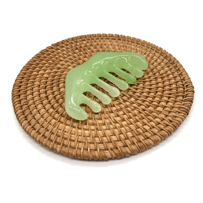 ISO9001 Certified Resin Gua Sha Massager Comb for Scalp Care and Acupoint Therapy Beeswax