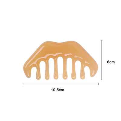 ISO9001 Certified Resin Gua Sha Massager Comb for Scalp Care and Acupoint Therapy Beeswax