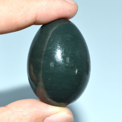 Green Jade Yoni Eggs Engraving Nephrite Jade Eggs for Vaginal Exercise Carving Type Engraving