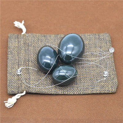 Green Jade Yoni Eggs Engraving Nephrite Jade Eggs for Vaginal Exercise Carving Type Engraving