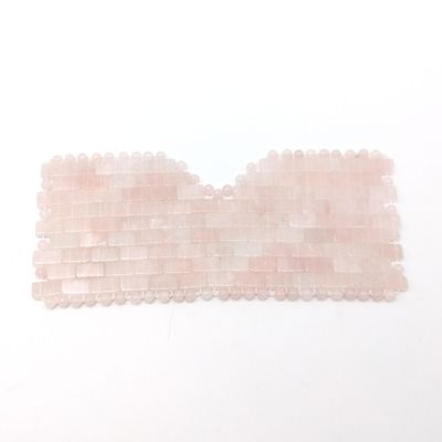 2019 Handcraft Sleep Face Jade Masks Natural Rose Quartz Eye Mask for Beauty Mat S