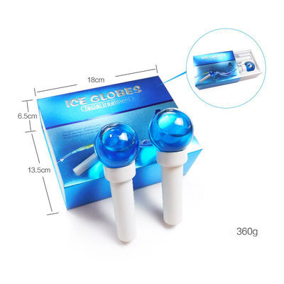 Customizable Face Skin Care Ice Globes 360 Rotating Cooling Roller for Daily Skincare Tightening and Puffiness Reduction