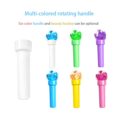 Customizable Face Skin Care Ice Globes 360 Rotating Cooling Roller for Daily Skincare Tightening and Puffiness Reduction
