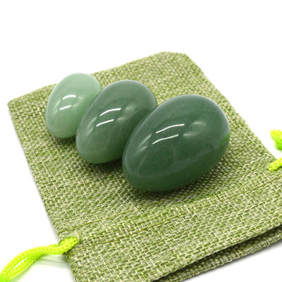 Technical Polished 100% Natural Green Sex Jade Eggs Vaginal Ben Wa Balls for Women