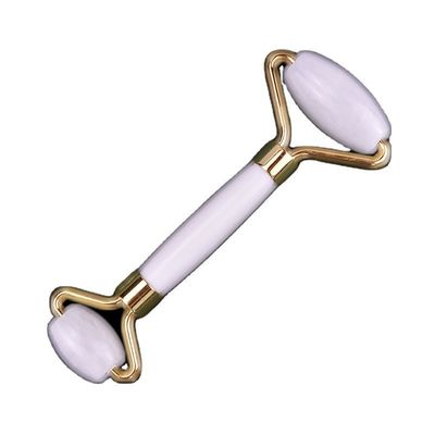 Massage Tools Best Seller Natural White Jade Guasha Roller Massage Face Ball Gua Sha Roller Massager For Facial Massager