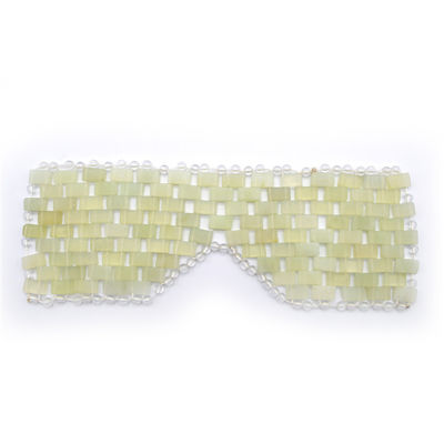 Healthcare Top Selling Crystal Eye Mask Pure Natural Jade Eye Mask Xiuyan Jade Eye Mask Customizable Style