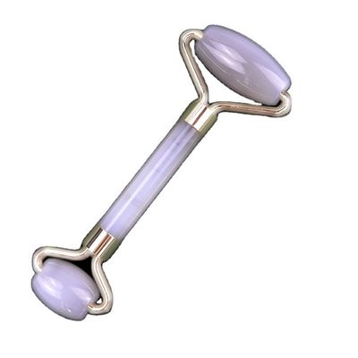 Gray Face Massage Agate Roller for Natural Skin Care and Facial Slimming