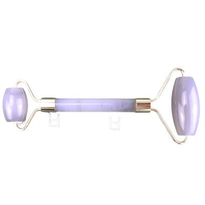 Gray Face Massage Agate Roller for Natural Skin Care and Facial Slimming