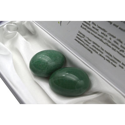 Craft hole drilling Nephrite Jade Eggs for Yoni Exercise Yoni Set of 3